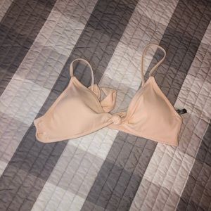 American Eagle peach knot bikini